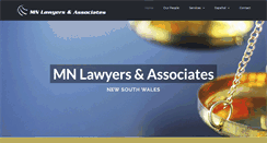 Desktop Screenshot of mnlawyers.com.au